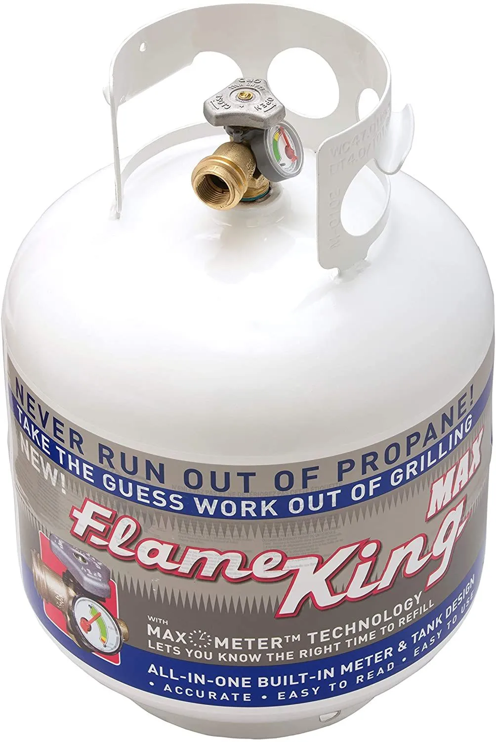 Flame King LP Tank 20# w/guage